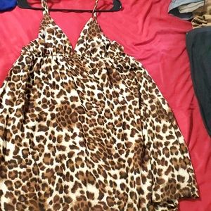 Leopard print bloom chic dress size 16 almost new condition tried on once